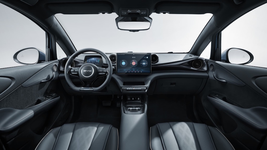BYD Dolphin interior electricfleet.online