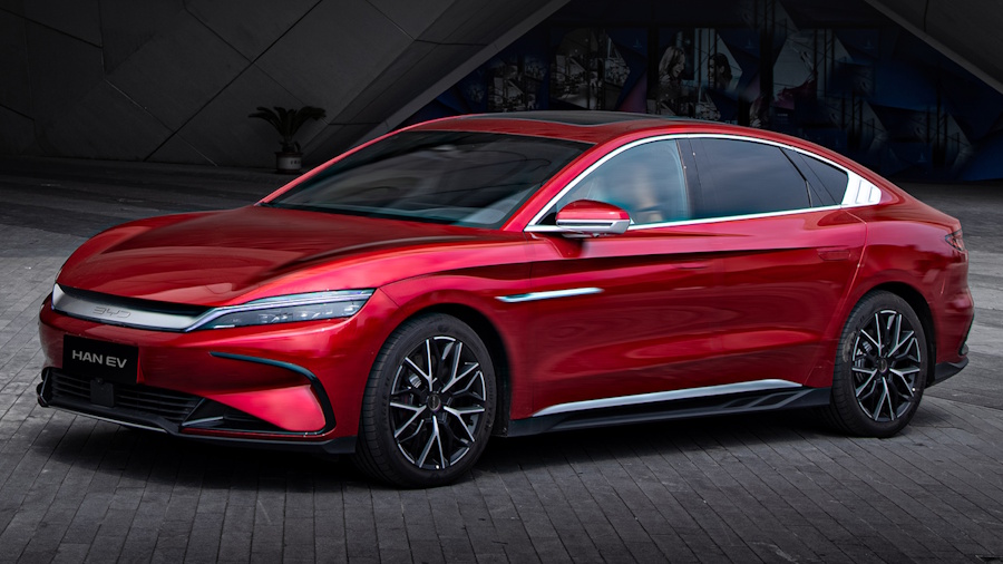 BYD Han byd models in europe BYD European headquarters Hungary