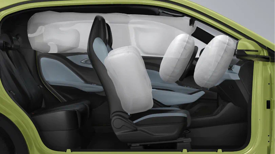 BYD Dolphin Surf safety airbags