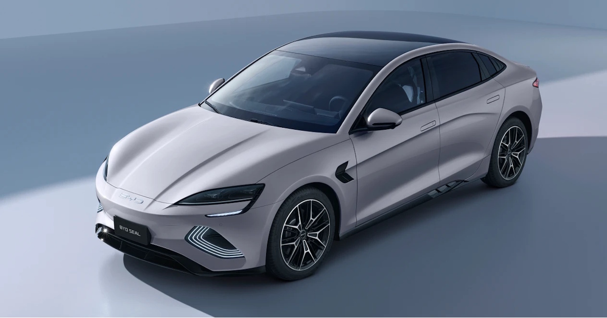 BYD Seal electricfleet.online Chinese car exports to EU