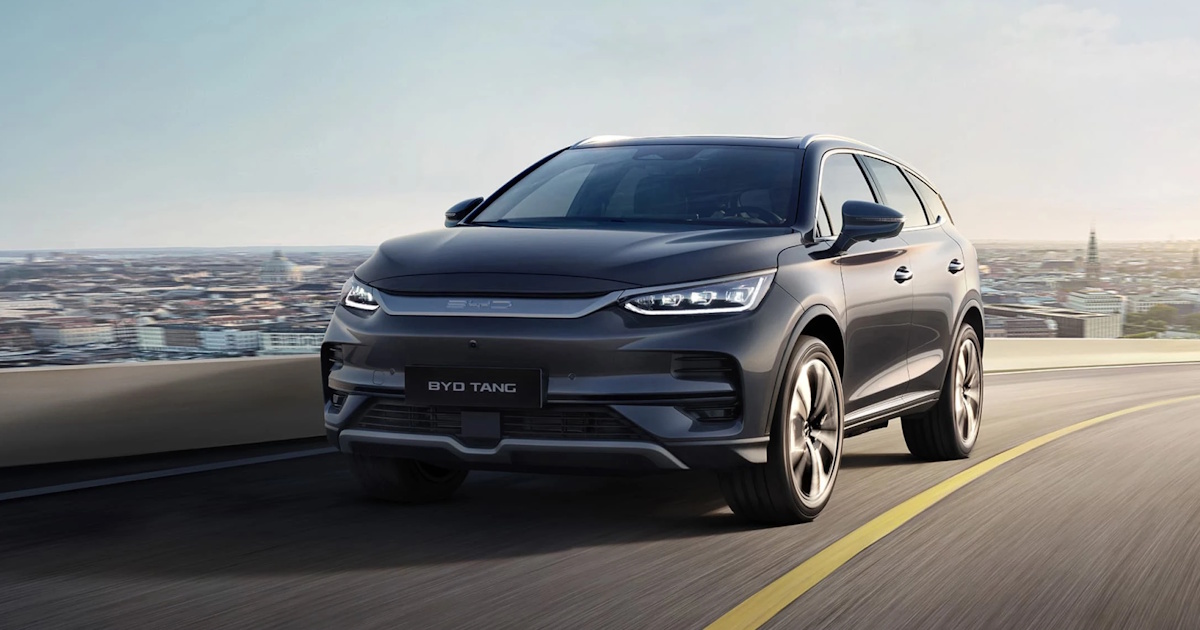 EV leasing Norway BYD Tang