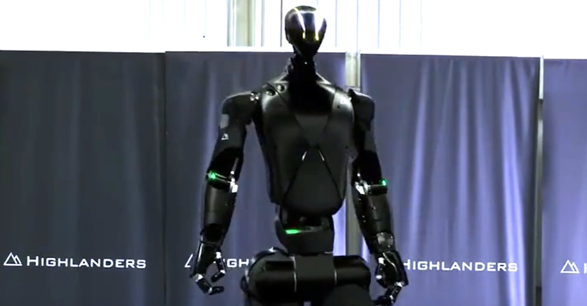 Mitsubishi humanoid robot