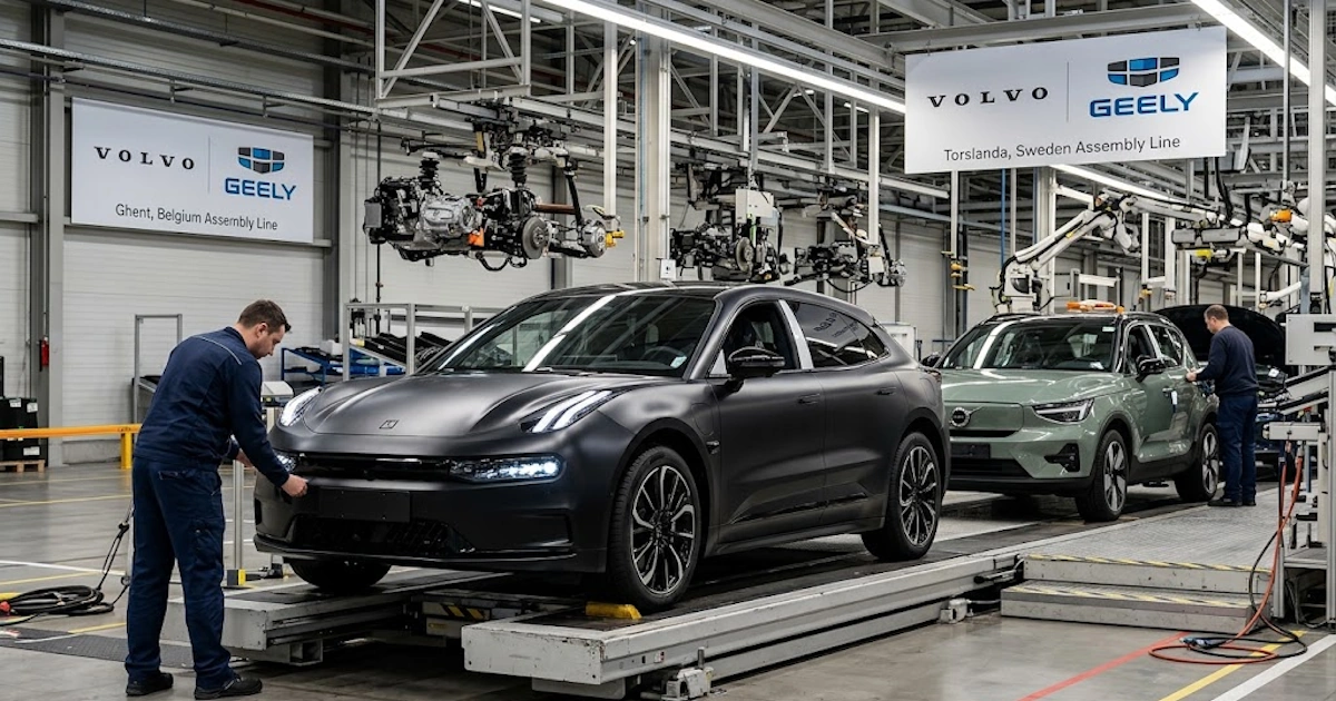 Geely Volvo European plants