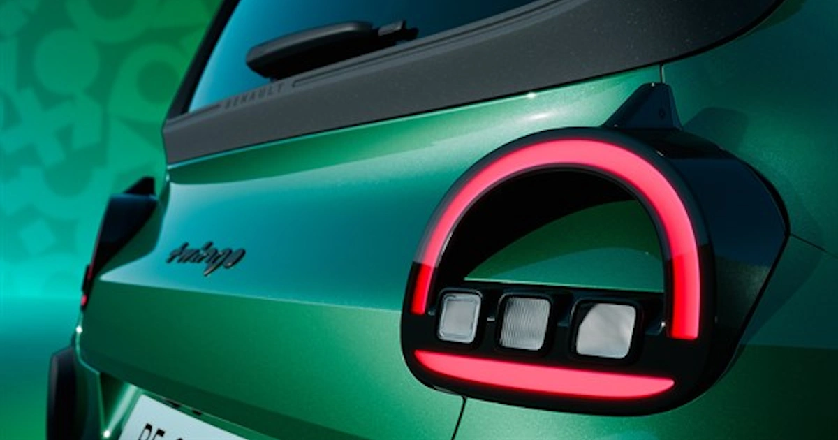 Rear light of the Renault Twingo E-Tech